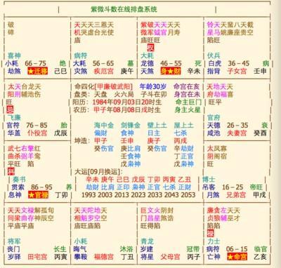 如何看紫薇命盘(紫微斗数免费排命盘)