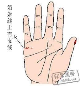 婚姻线分叉代表着什么意思 手相婚姻线分叉好吗