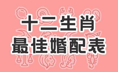 婚姻配对属相表(男女属相婚配表大全 配对)