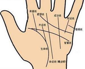 富贵手相的4种手纹 注定生活好的手相