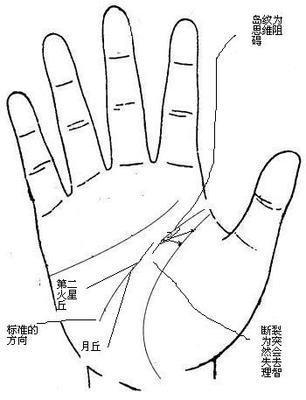 手相分析不同部位的岛纹分别代表什么