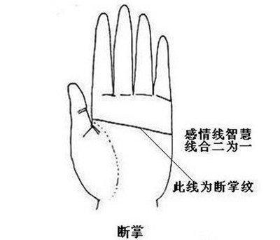 手相分析男人断掌纹解读 断掌手相的男人命运怎样