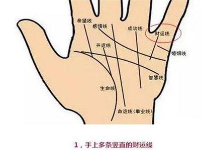 手相手上的财运线代表什么 财运线手相意味着什么