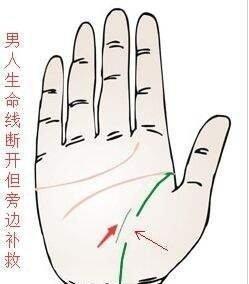 手相智慧线断开图解怎么看会有怎样的后果