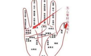 手相财运线详细图解 手中的财运线如何看