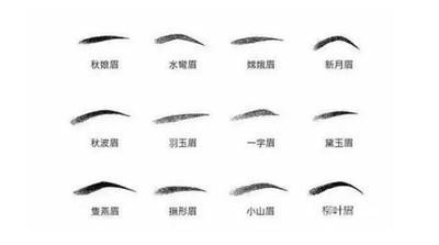 最全女人眉毛看相图解 眉毛长什么样的女人命好