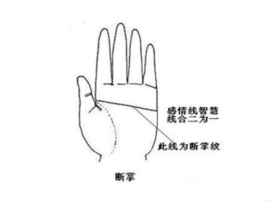 断掌男人手相有什么含义 男人断掌好吗