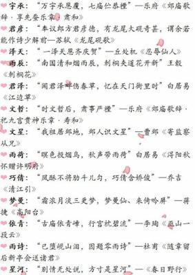 根据经典的起名案例来选择合适的名字