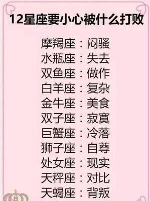 天秤座的特殊癖好 有你意想不到的事情吗
