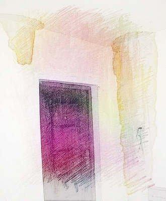 梦见半夜家里门没关,有个小女孩站在门口