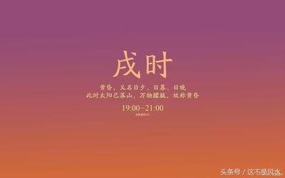戌时(19时至21时)出生的人好吗