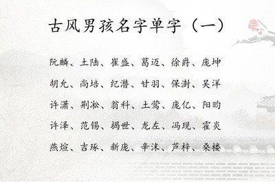 李姓顺口名字男孩(李姓顺口名字男孩姓李女)