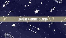 狗最怕的是什么生肖 属狗人的克星是哪几个