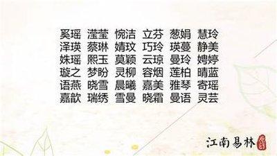 王姓女孩简单又好听的名字起名 这些是很好的参考