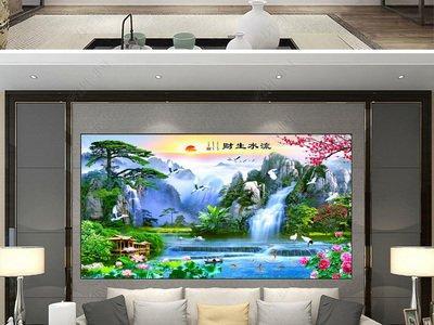 电视背景墙什么图片风水好 背景墙用什么图片好