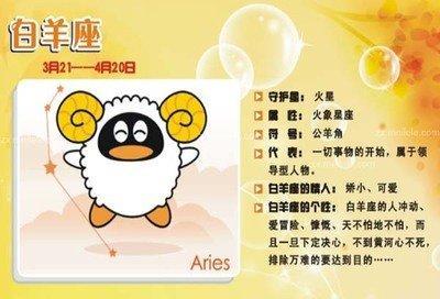 白羊座的爱情观你了解过了吗 白羊座的人感情态度怎样