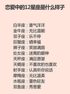 盘点十二星座中的几个渣男星座是不是你