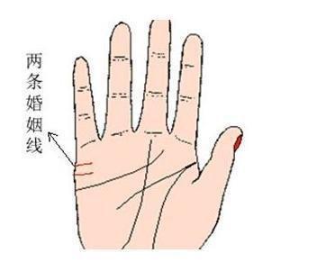 看看手相分析婚姻线有两条是什么意思