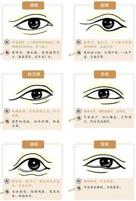 面相眼睛图解大全 眼睛面相最详细分析