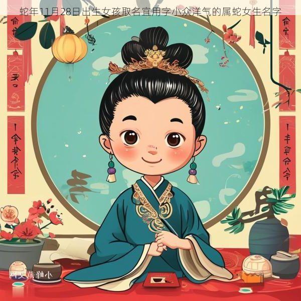 蛇年11月28日出生女孩取名宜用字小众洋气的属蛇女生名字