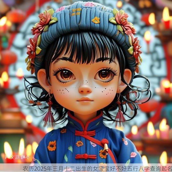 农历2025年三月十二出生的女宝宝好不好五行八字查询起名