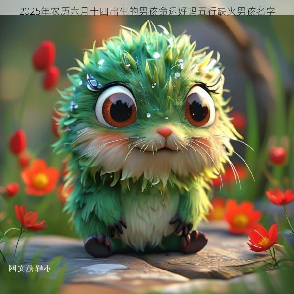 2025年农历六月十四出生的男孩命运好吗五行缺火男孩名字