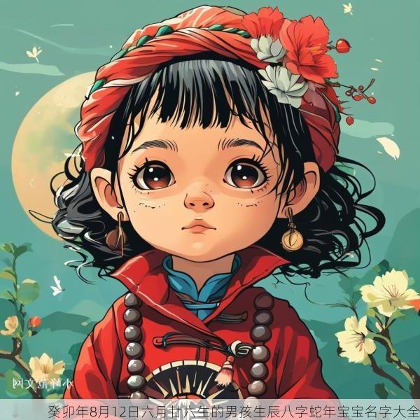 癸卯年8月12日六月廿六生的男孩生辰八字蛇年宝宝名字大全