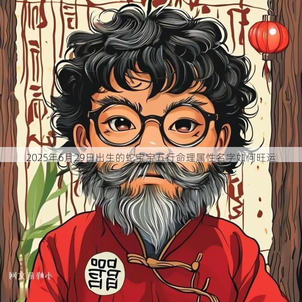 2025年6月29日出生的蛇宝宝五行命理属性名字如何旺运