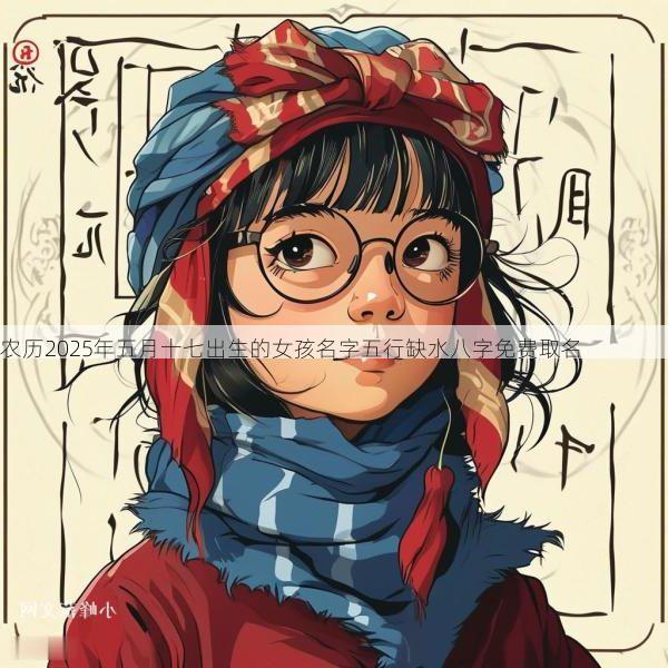 农历2025年五月十七出生的女孩名字五行缺水八字免费取名
