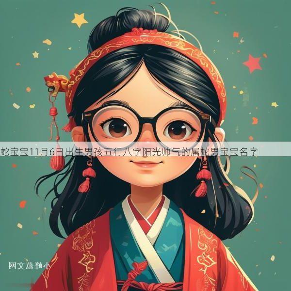 蛇宝宝11月6日出生男孩五行八字阳光帅气的属蛇男宝宝名字