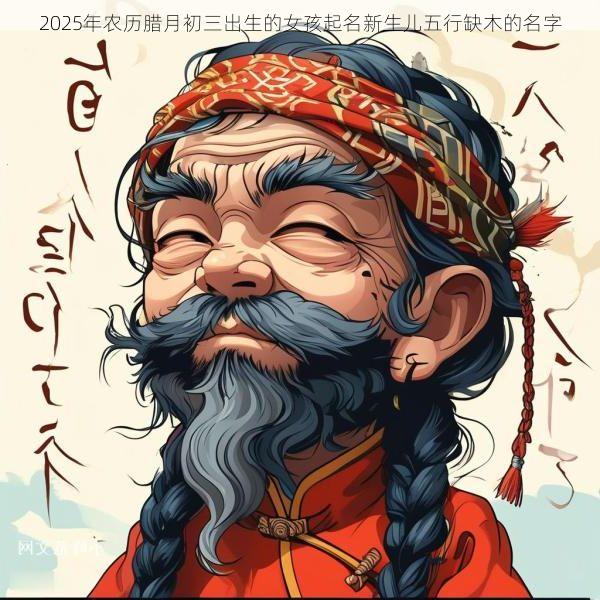 2025年农历腊月初三出生的女孩起名新生儿五行缺木的名字