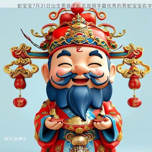 蛇宝宝7月31日出生男孩子起名宜用字最优秀的男蛇宝宝名字