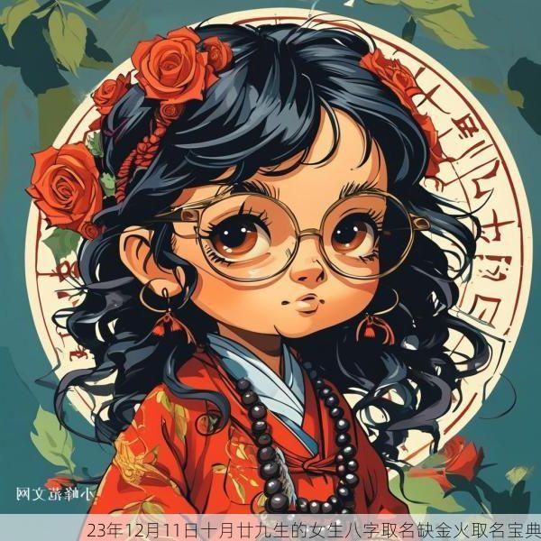 23年12月11日十月廿九生的女生八字取名缺金火取名宝典