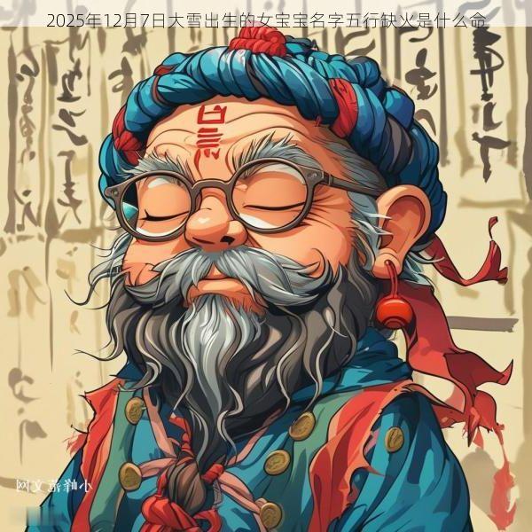 2025年12月7日大雪出生的女宝宝名字五行缺火是什么命