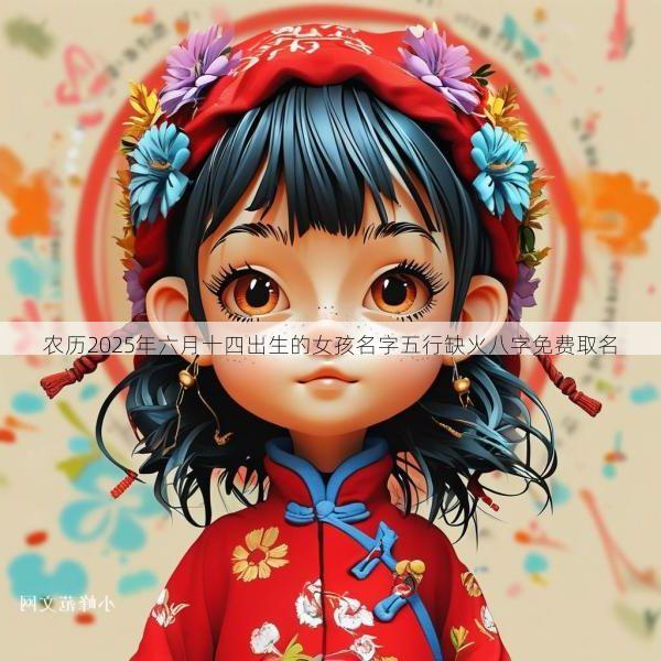 农历2025年六月十四出生的女孩名字五行缺火八字免费取名