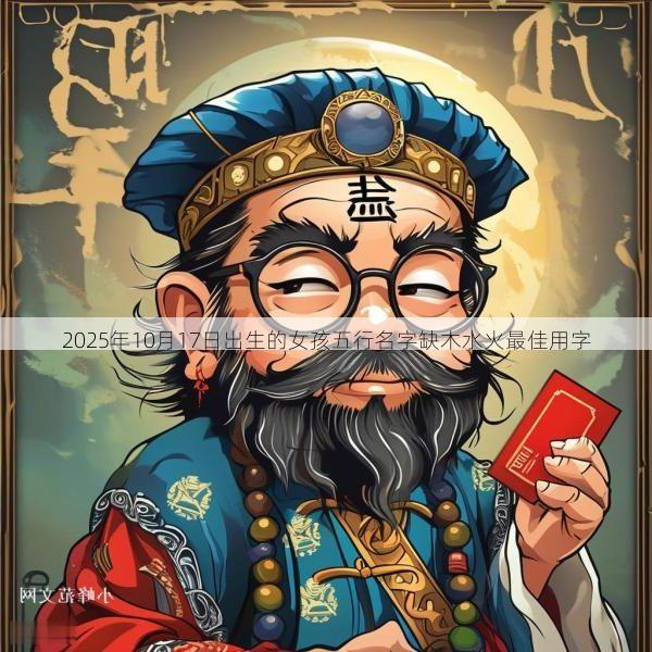 2025年10月17日出生的女孩五行名字缺木水火最佳用字