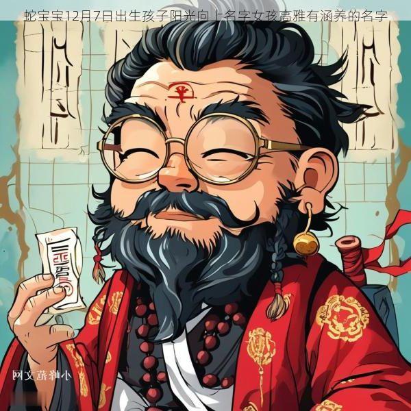 蛇宝宝12月7日出生孩子阳光向上名字女孩高雅有涵养的名字