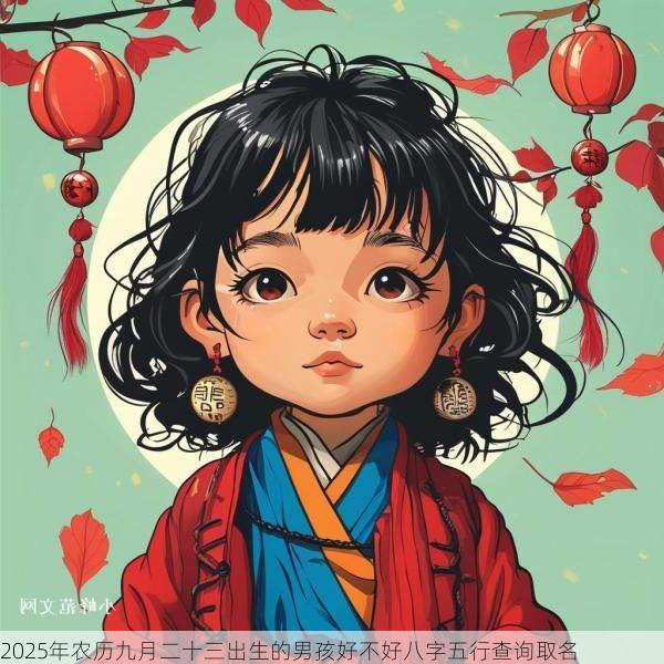 2025年农历九月二十三出生的男孩好不好八字五行查询取名