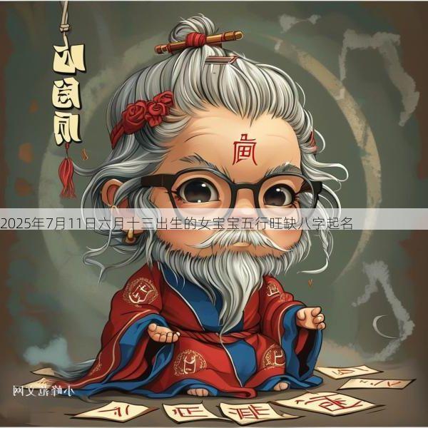 2025年7月11日六月十三出生的女宝宝五行旺缺八字起名