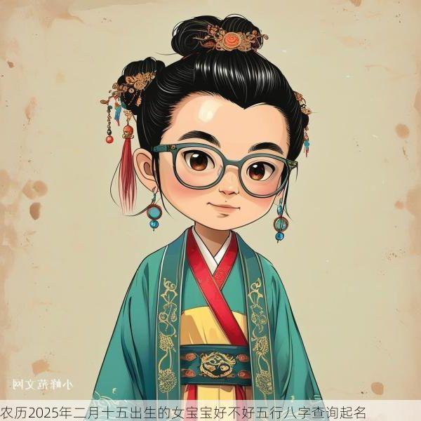 农历2025年二月十五出生的女宝宝好不好五行八字查询起名