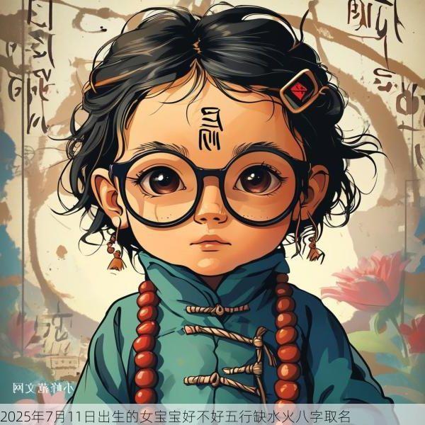 2025年7月11日出生的女宝宝好不好五行缺水火八字取名