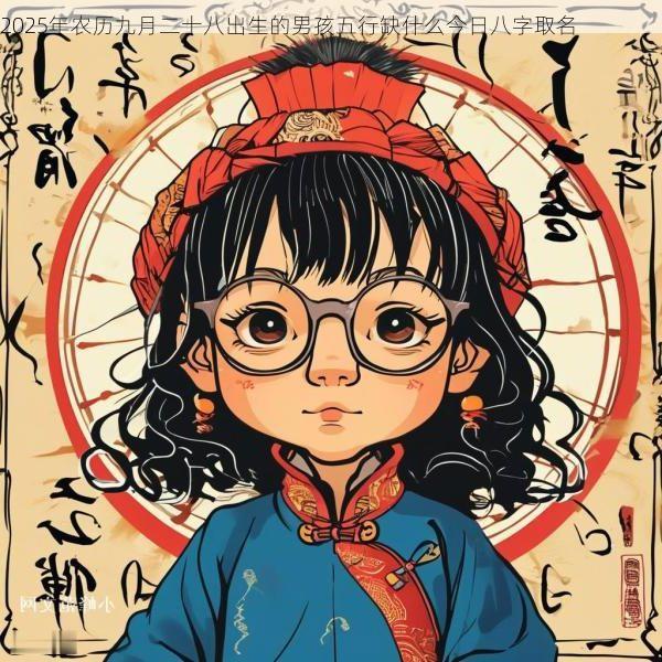2025年农历九月二十八出生的男孩五行缺什么今日八字取名