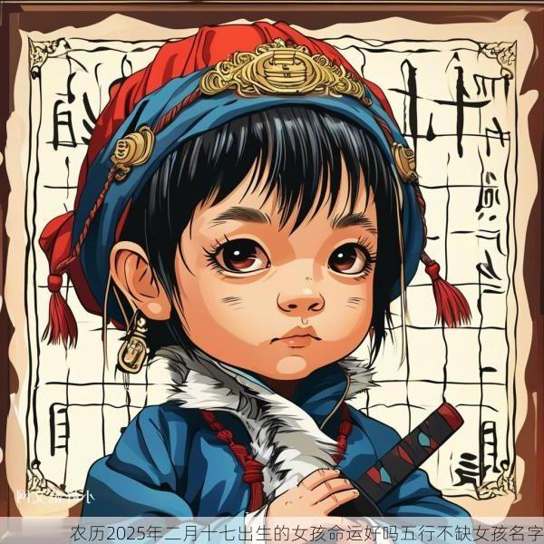 农历2025年二月十七出生的女孩命运好吗五行不缺女孩名字