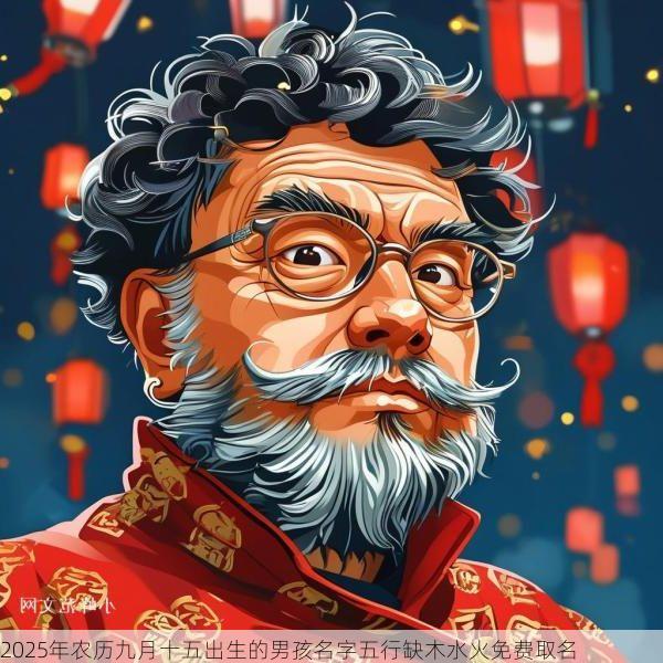 2025年农历九月十五出生的男孩名字五行缺木水火免费取名