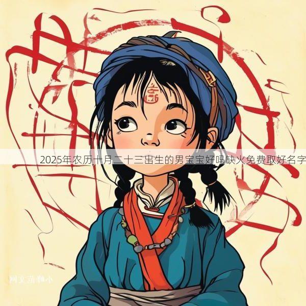 2025年农历十月二十三出生的男宝宝好吗缺火免费取好名字