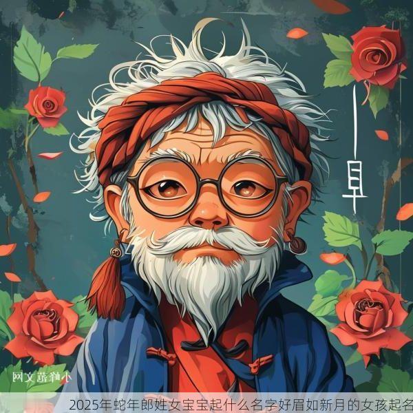 2025年蛇年郎姓女宝宝起什么名字好眉如新月的女孩起名