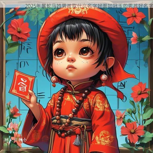 2025年属蛇马姓男孩取什么名字好面如冠玉的男孩好名字