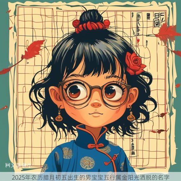 2025年农历腊月初五出生的男宝宝五行属金阳光洒脱的名字
