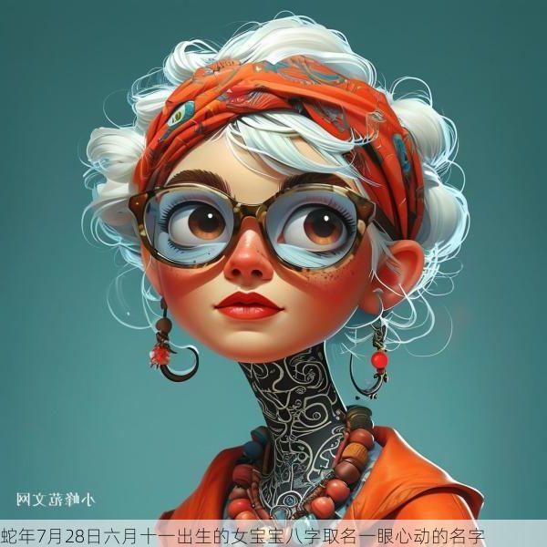 蛇年7月28日六月十一出生的女宝宝八字取名一眼心动的名字
