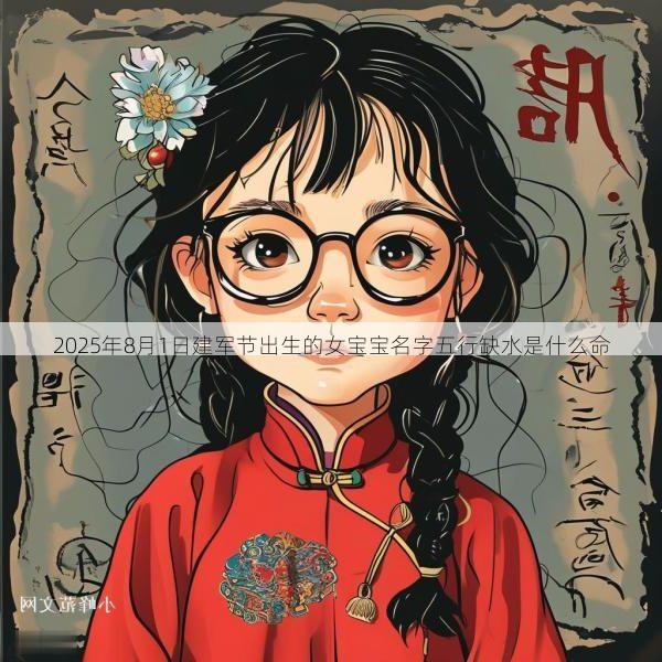 2025年8月1日建军节出生的女宝宝名字五行缺水是什么命